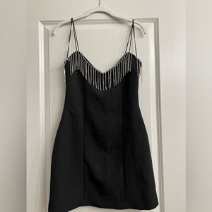 Zara Jewel Fringed Mini Dress